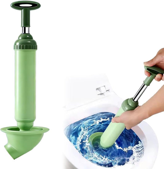 Toilet Plunger Clog Remover Tool, 2026 High Pressure Toilet Unblock a Shot, Powerful Toilet Pipe Plunger Drain Clog Remover Sink Plunger Kit Plumbing Tool for Sink Bathroom Kitchen Bathtub Pipe (#C)