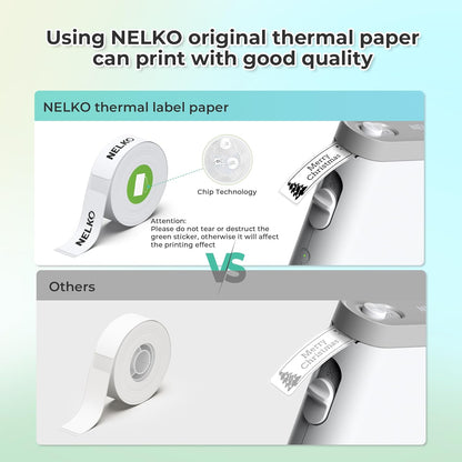 Label Maker Machine with Tape, P21 Bluetooth Label Printer, Wireless Mini Label Makers with Multiple Templates for School Office Home, White