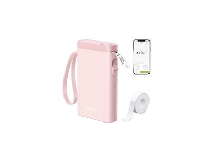 Label Maker Machine with Tape, P21 Bluetooth Label Printer, Wireless Mini Label Makers with Multiple Templates for School Office Home, White